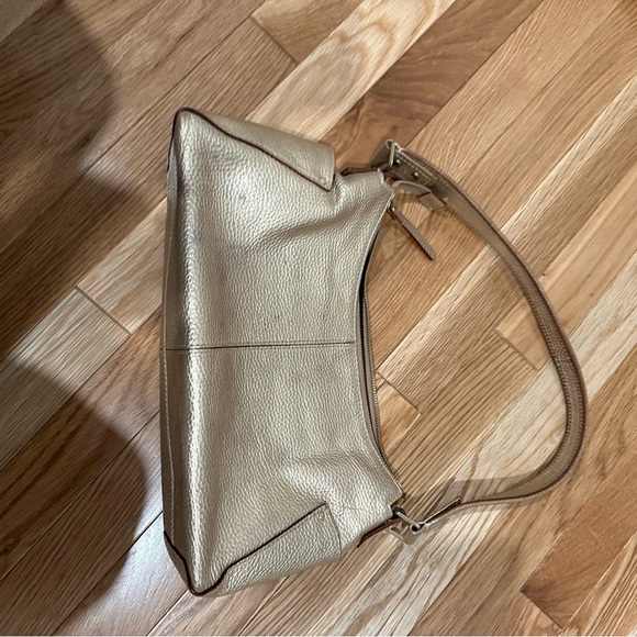 Kate Spade Gold Leather Shoulder Bag - Picture 2 of 5